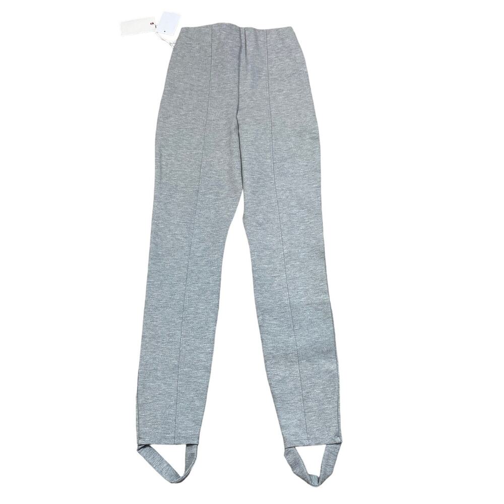 Good American Gray Stirrup Leggings